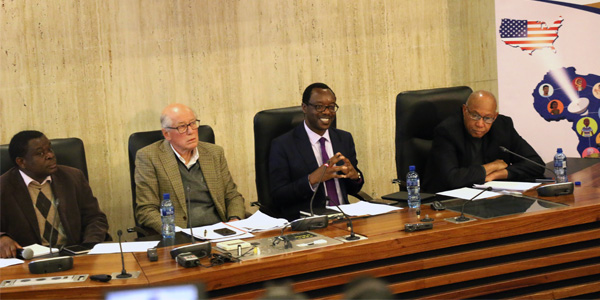 Dr Bob Wekesa, Professor John Stremlau, Professor Tawana Kupe, Francis Kornegay